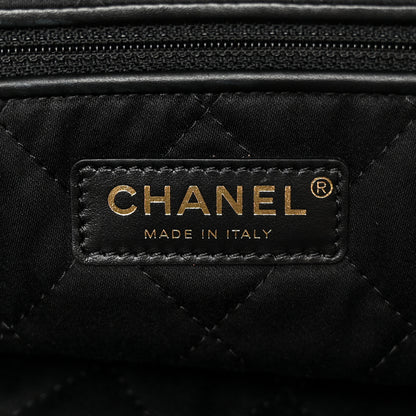 Chanel Shiny Calfskin Quilted Chanel 22 Black 7 of 12