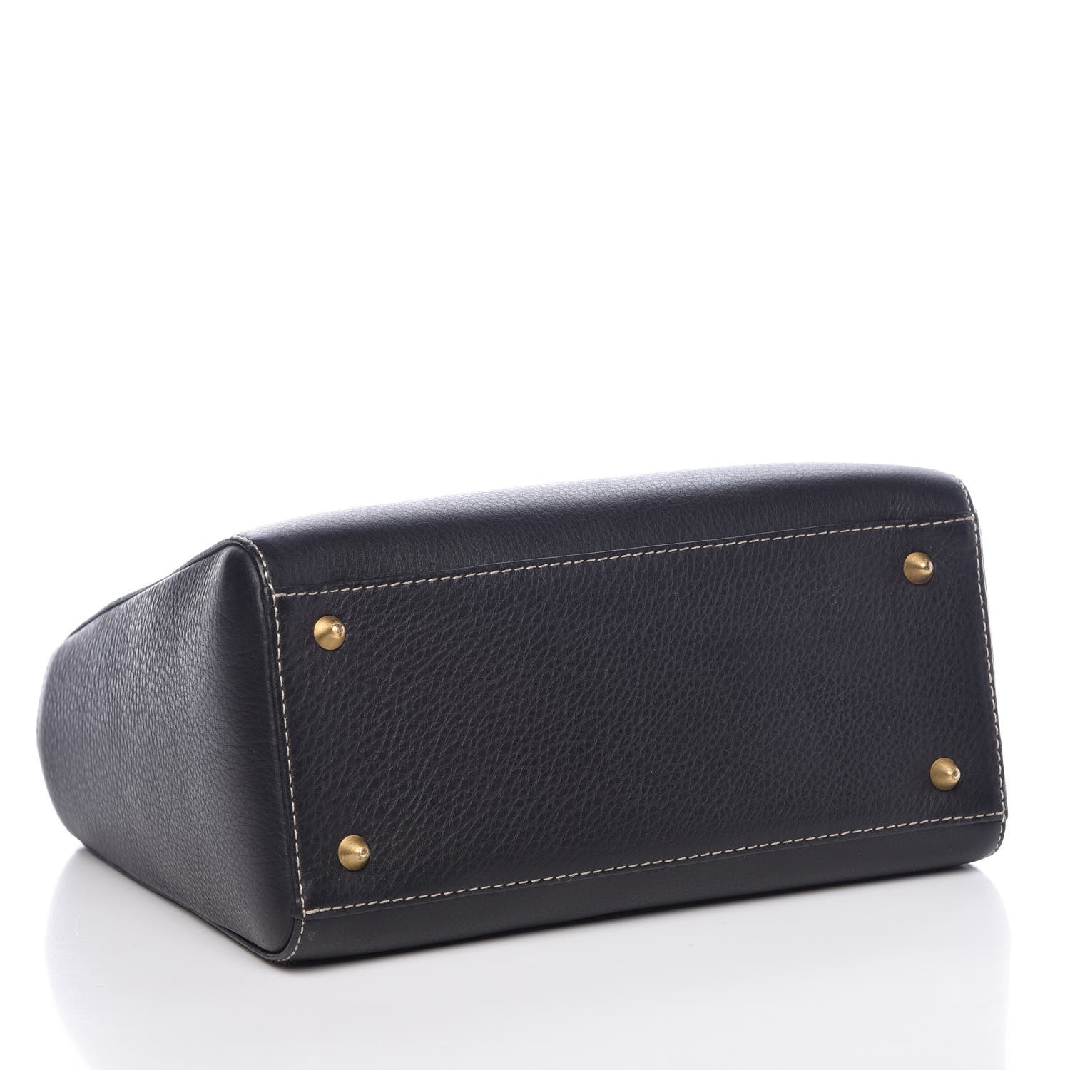 Christian Dior Grained Calfskin Medium Lady Dior Black 4 of 11
