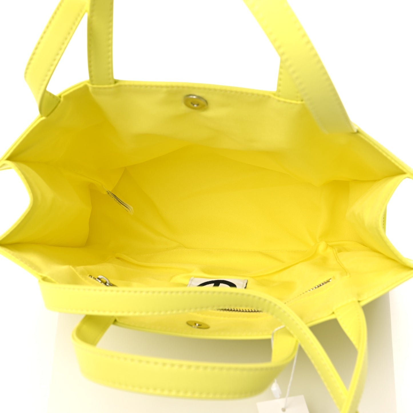 Vegan Leather Medium Shopping Bag Margarine