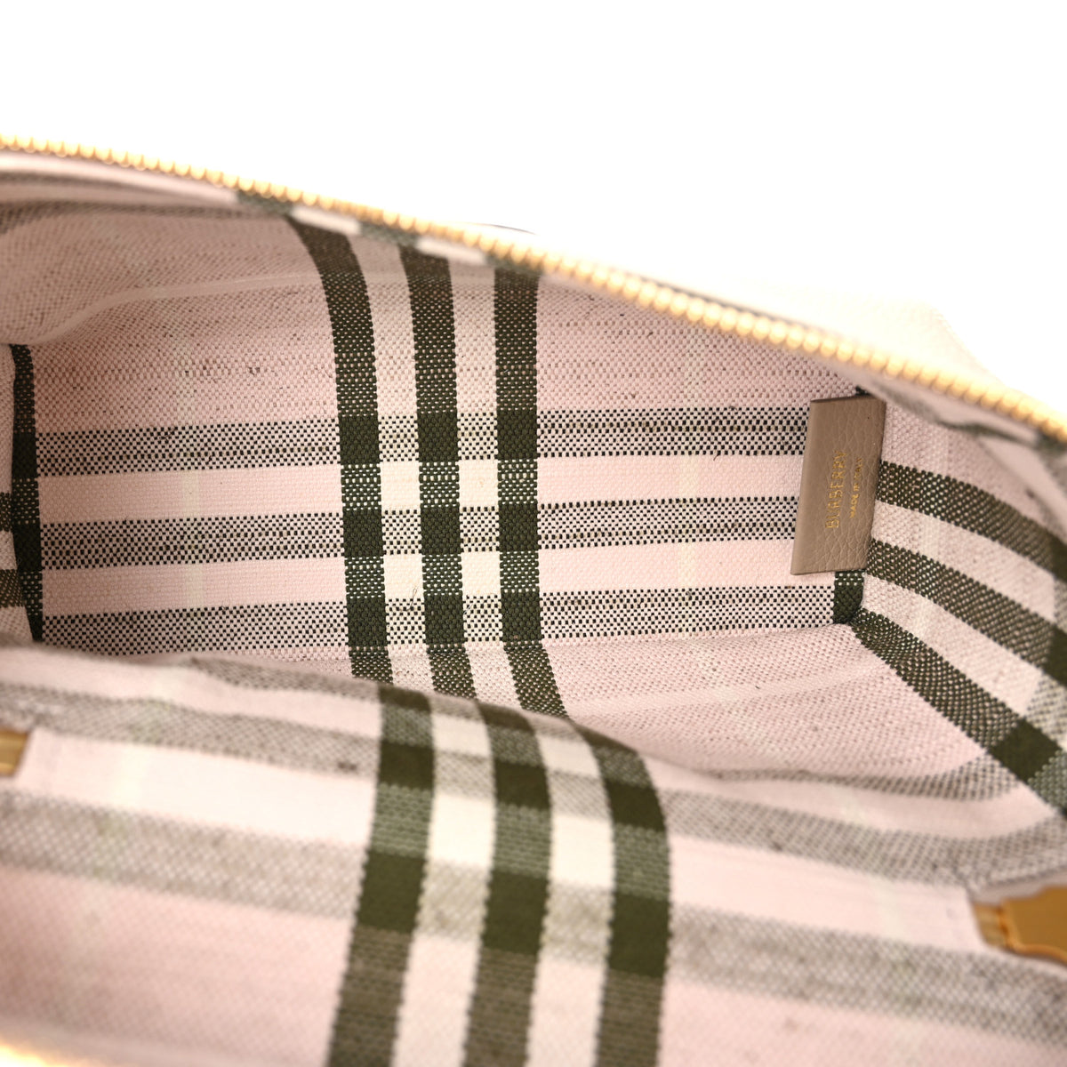 Burberry Grainy Calfskin Bloomsbury Vanity Bag Mushroom Beige Mallow Pink 5 of 11