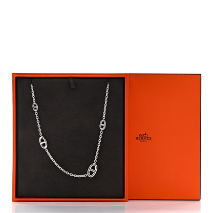 Hermes Sterling Silver Farandole Necklace 80 6 of 6