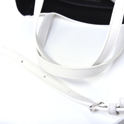 Balenciaga Smooth Calfskin Double Sided XXS Everyday Tote White Light Black 17 of 17