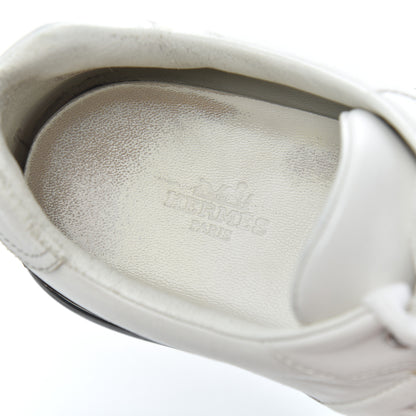 Hermes Calfskin Womens Trail Sneakers 39.5 White 7 of 27
