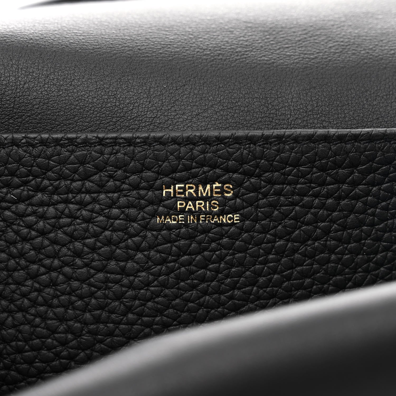 Hermes Taurillon Clemence Halzan 25 Black 6 of 12