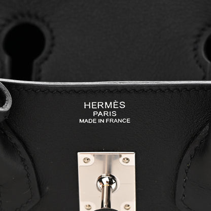 Hermes Toile H Swift Birkin 25 Ecru Black 6 of 11