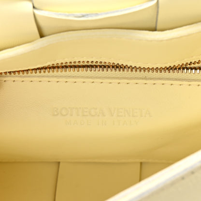 Bottega Veneta Grained Calfskin Maxi Intrecciato Cassette Crossbody Bag Ice Cream 6 of 9