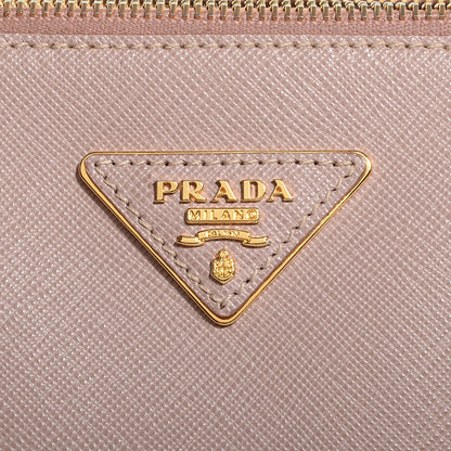 Prada Saffiano Lux Medium Double Zip Tote Cammeo 11 of 11