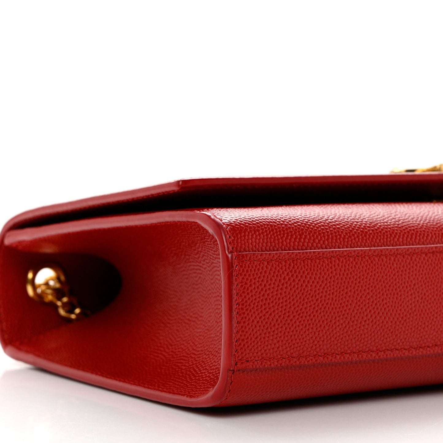 Grain De Poudre Medium Monogram Kate Satchel Rouge Eros