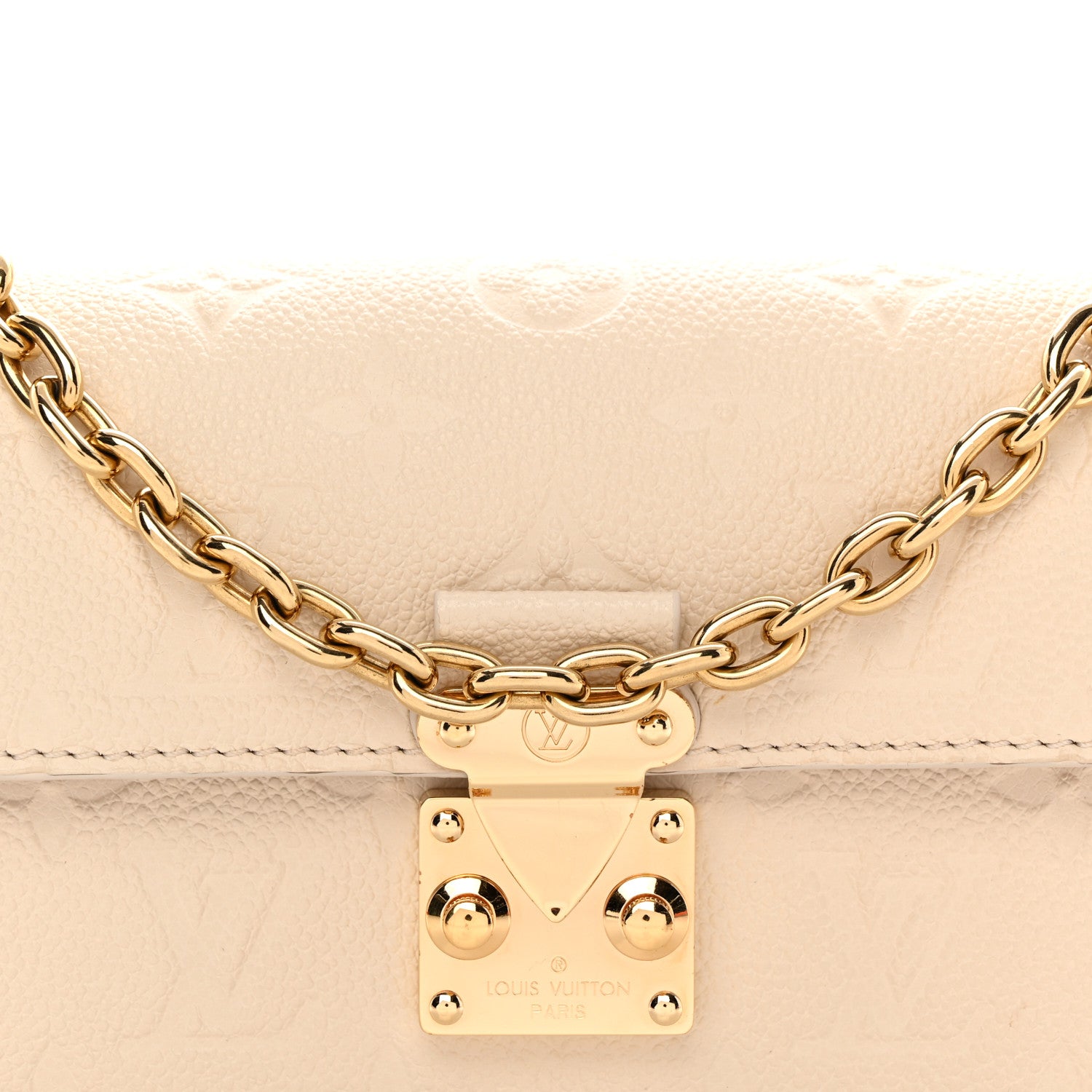 Louis Vuitton Empreinte Metis Wallet On Chain Cream 7 of 11