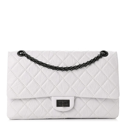 Chanel Aged Calfskin Quilted 2.55 Reissue 226 Flap White 1 of 12