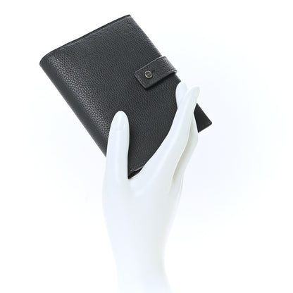 Saint Laurent Grained Calfskin Sac De Jour Compact Wallet Fog 2 of 8