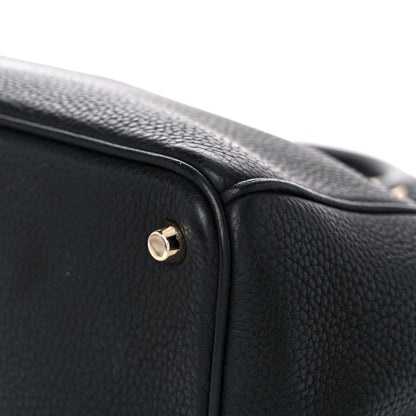 Christian Dior Bullcalf Large Diorissimo Tote Black Rose Indien 10 of 30