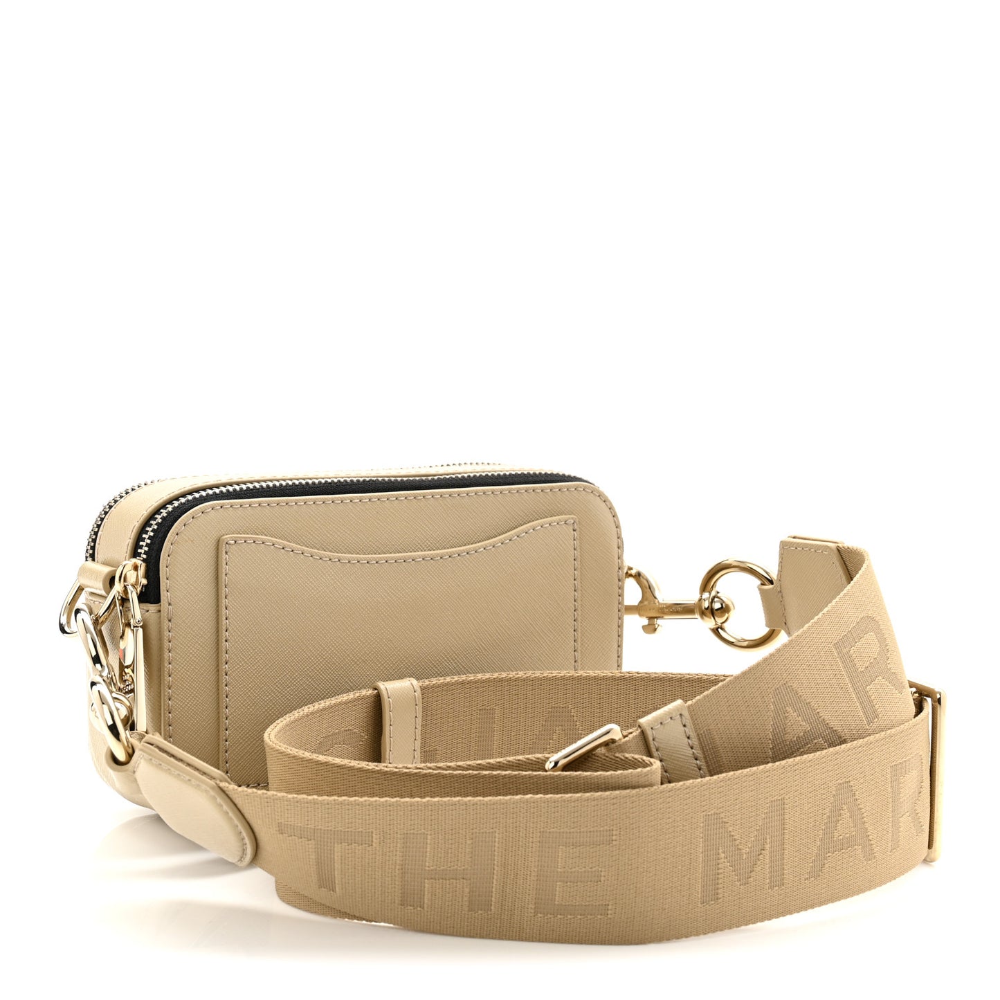 Saffiano Small Snapshot Camera Bag Khaki