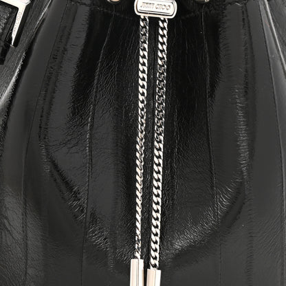 Jimmy Choo Eelskin Bon Bon Bag Bucket Bag Black 7 of 9