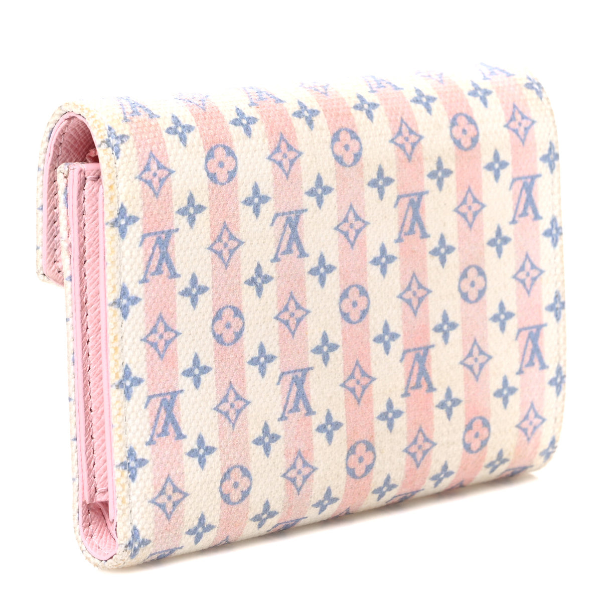 Minigram LV Stamp Victorine Wallet Blue