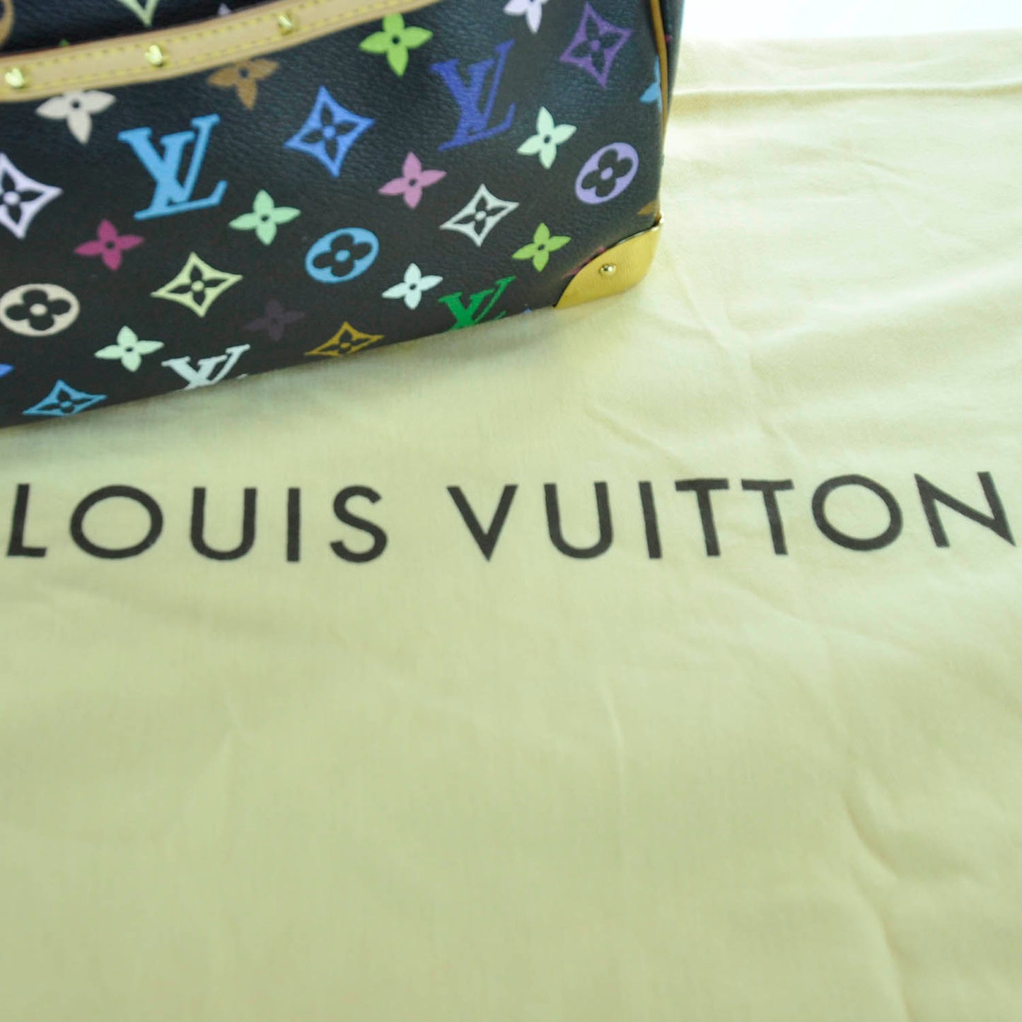 Monogram Multicolor Trouville Black
