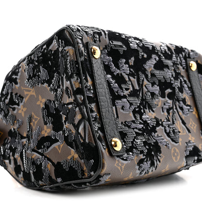 Louis Vuitton Monogram Fleur De Jais Sequins Speedy 30 9 of 17
