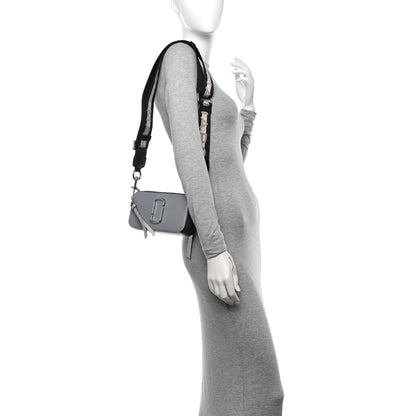 Marc Jacobs Saffiano Small Snapshot Camera Bag Wolf Grey 2 of 10