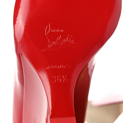 Christian Louboutin Patent Tanja 100 36.5 Loubi 6 of 8