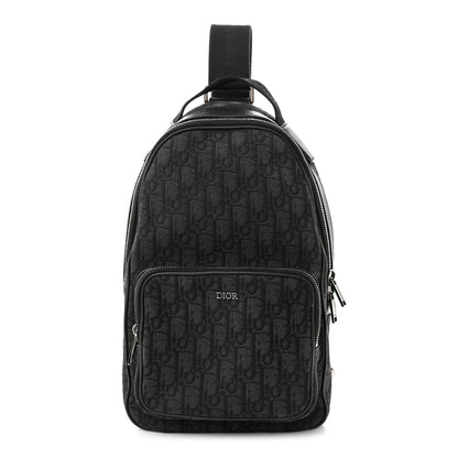 Christian Dior Oblique Mini Rider Backpack Black 1 of 13