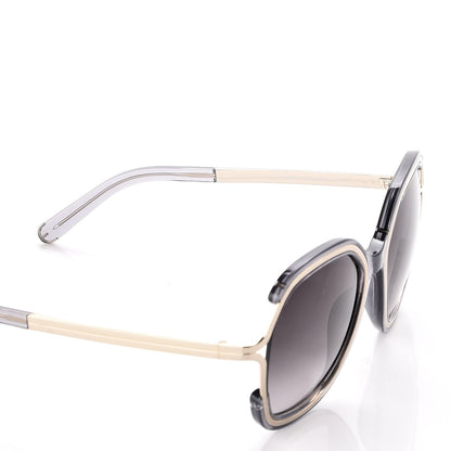 Chloe Jayme Oversized Round Sunglasses CE689S Dark Grey 6 of 8