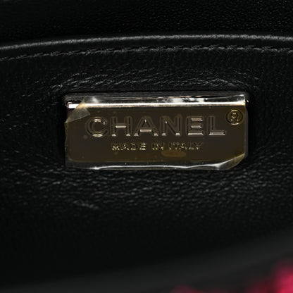Chanel Sequin Logo Small Flap Ruthenium Multicolor 6 of 11