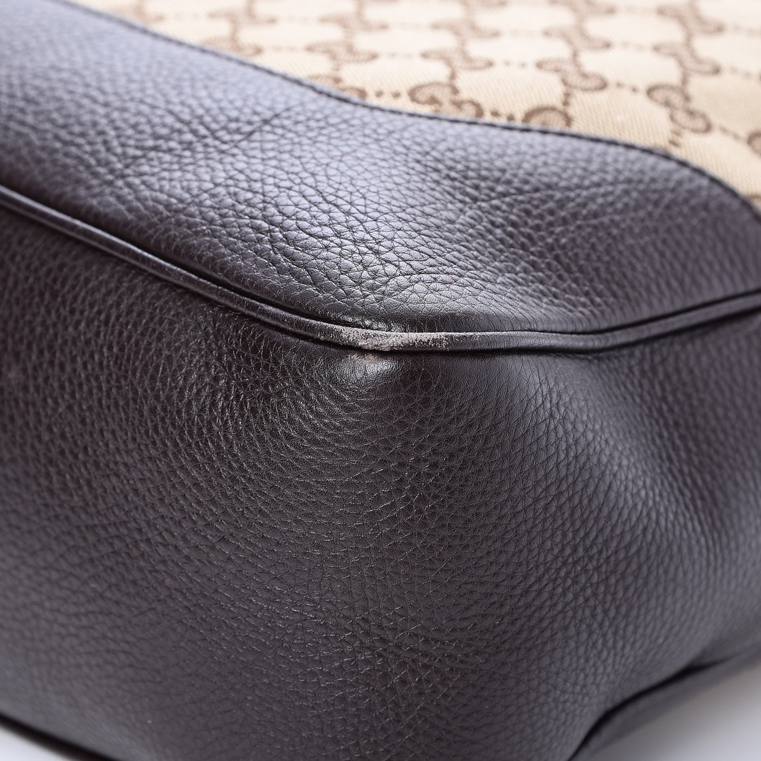 Gucci Monogram Medium Diana Bamboo Shoulder Bag Dark Brown 8 of 12