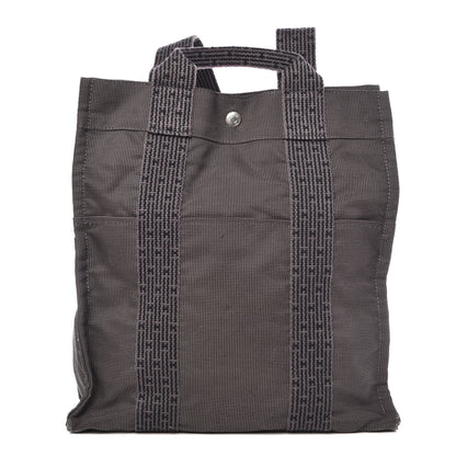 Hermes Canvas Herline Backpack Grey 1 of 8