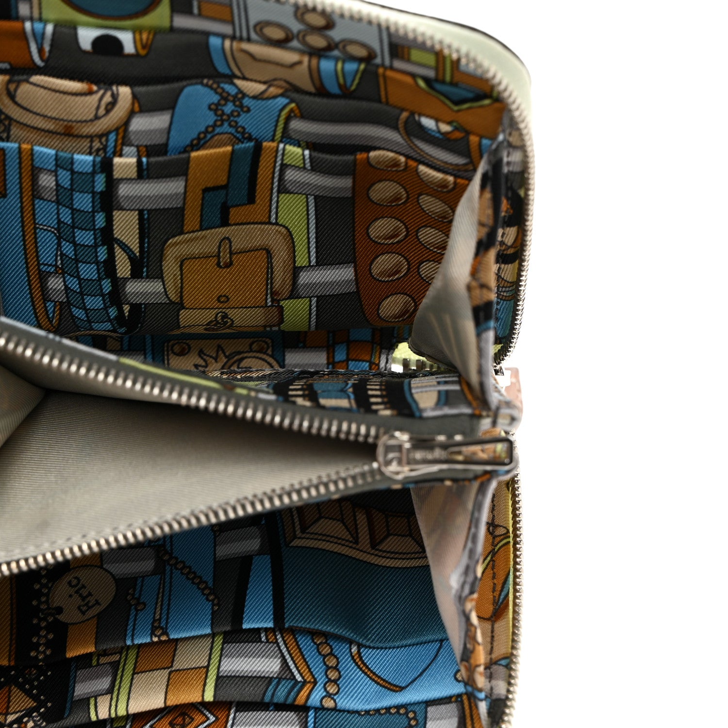 Hermes Epsom Silk'In Compact Wallet Vert Fizz 5 of 8