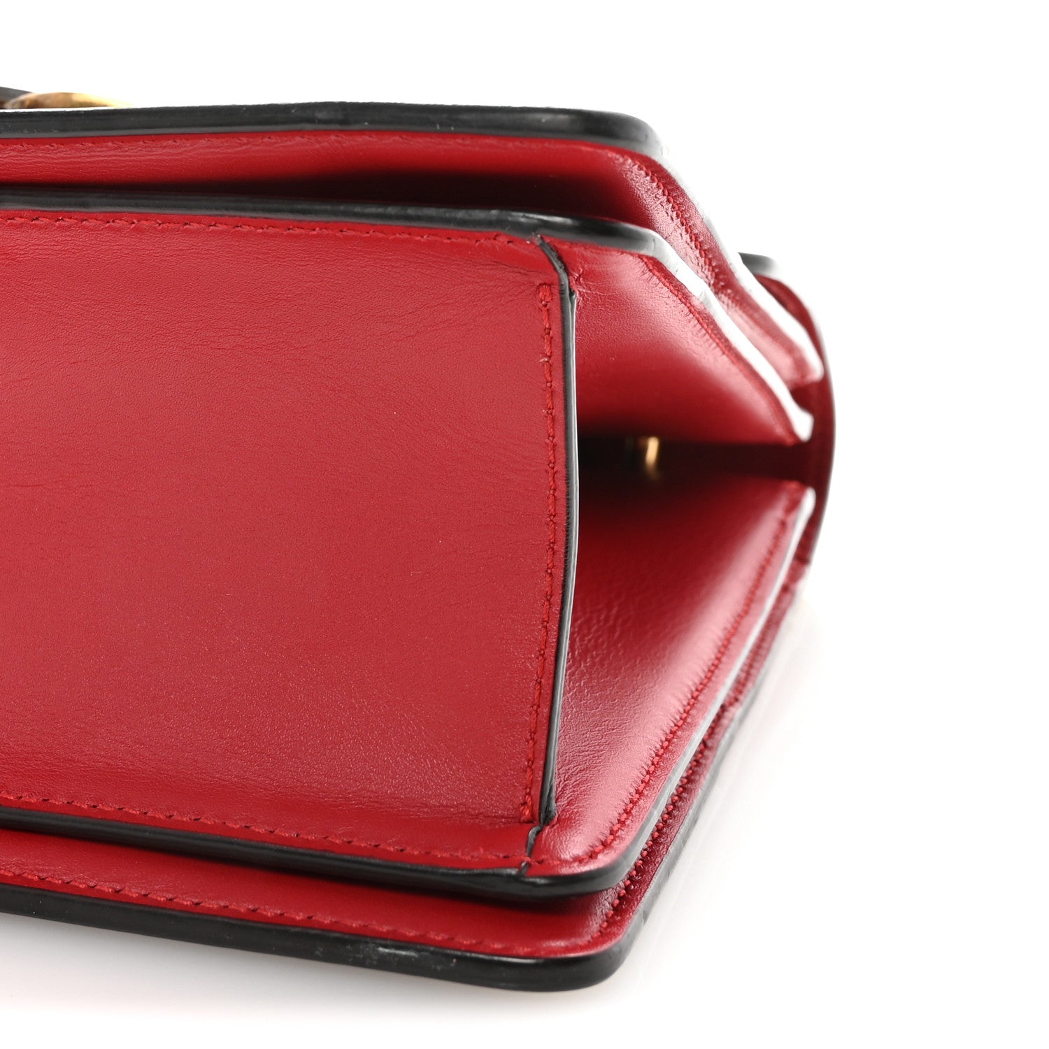 Gucci Calfskin Sylvie Web Small Queen Margaret Top Handle Bag Blue Agata Hibiscus Red Mystic White Sugar Pink 11 of 11