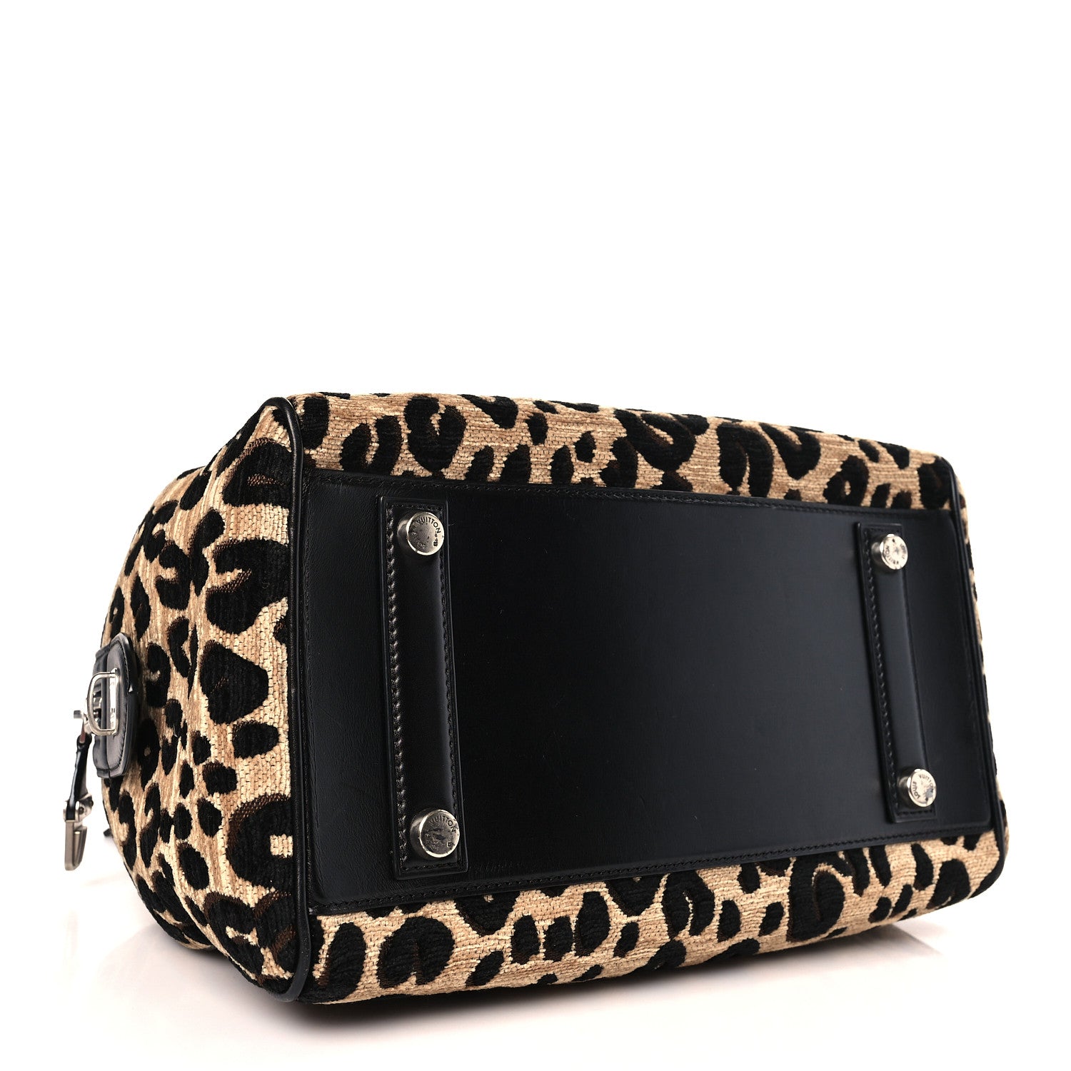 Louis Vuitton Jacquard Velvet Leopard Print Stephen Sprouse Speedy 4 of 8