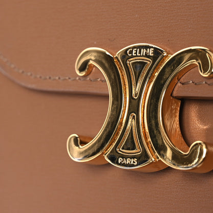 Celine Triomphe Compact Wallet Natural Tan 12 of 12