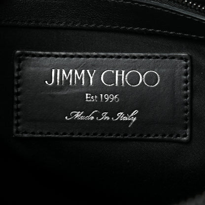 Jimmy Choo Metallic Crocodile Embossed Calfskin Derek Document Holder Evergreen 6 of 7