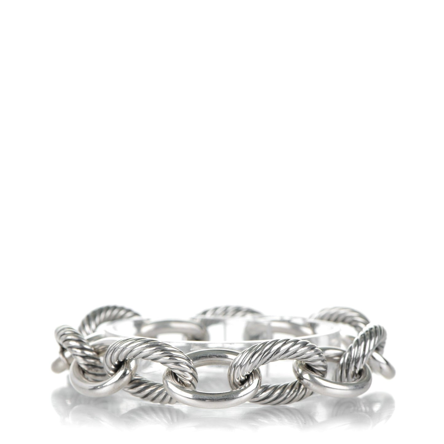 Sterling Silver 17mm Extra Large Oval Link Bracelet