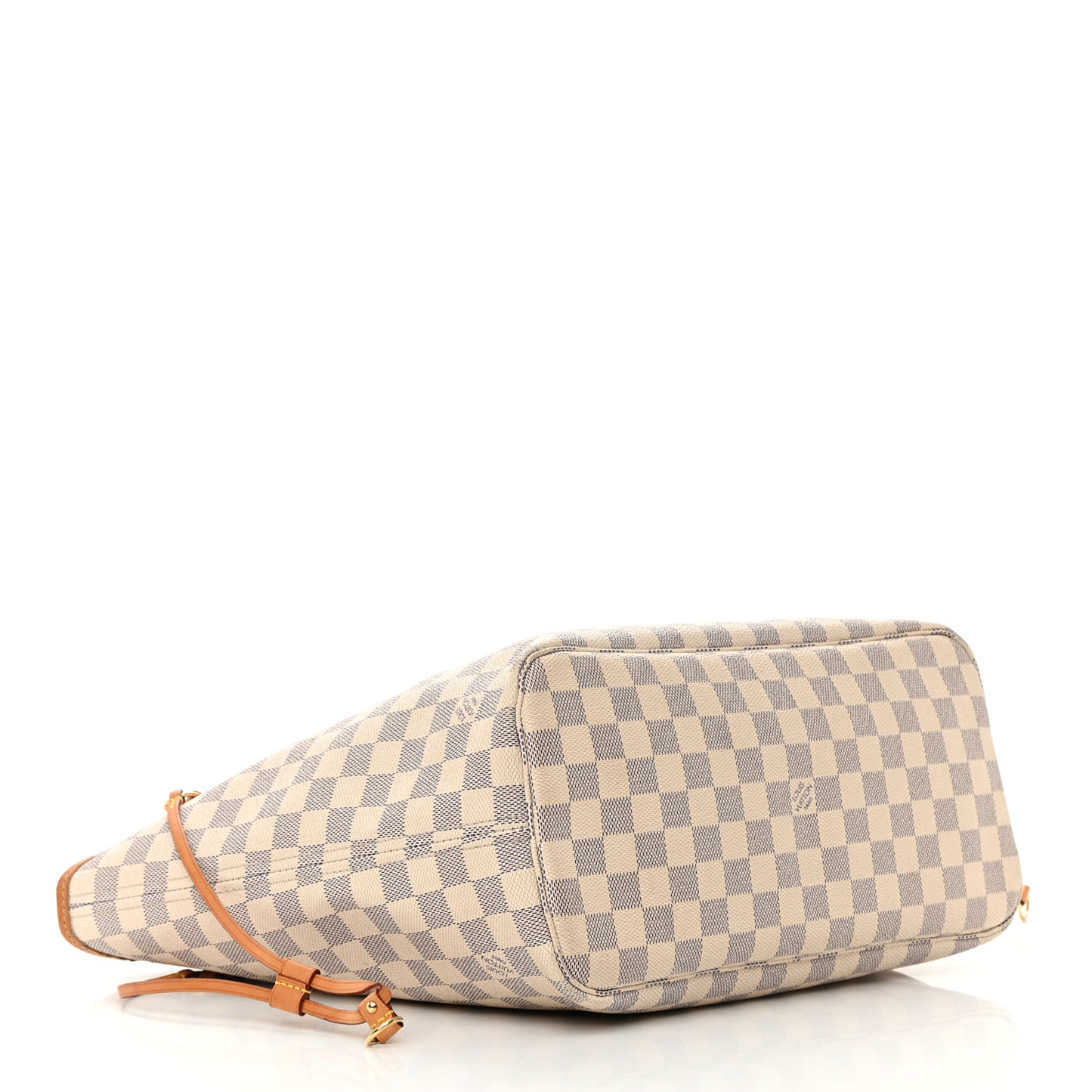 Damier Azur Neo Neverfull MM Rose Ballerine