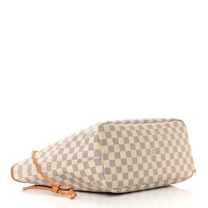 Louis Vuitton Damier Azur Neo Neverfull MM Rose Ballerine 4 of 25