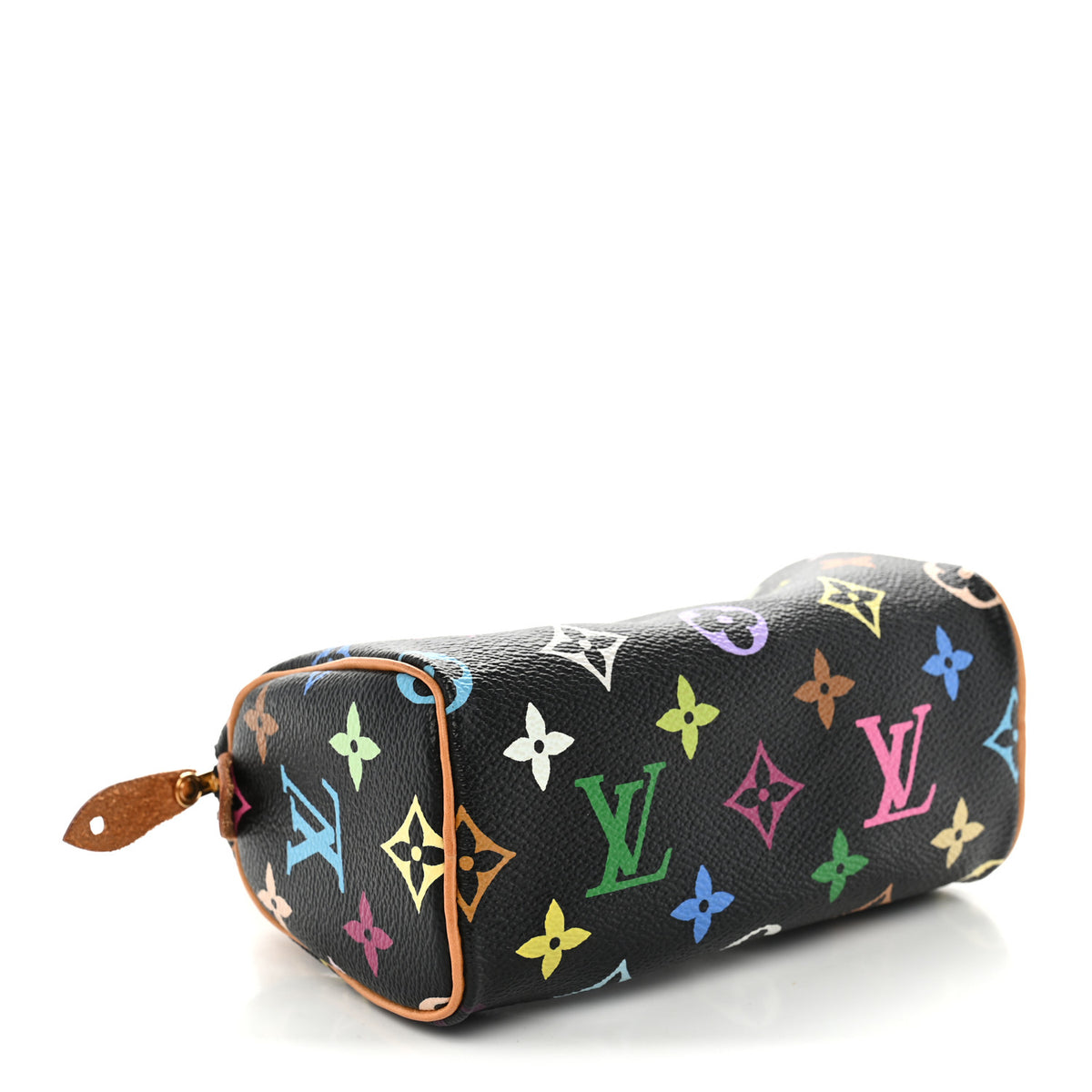Louis Vuitton Monogram Multicolor Mini Sac HL Speedy Black 4 of 10