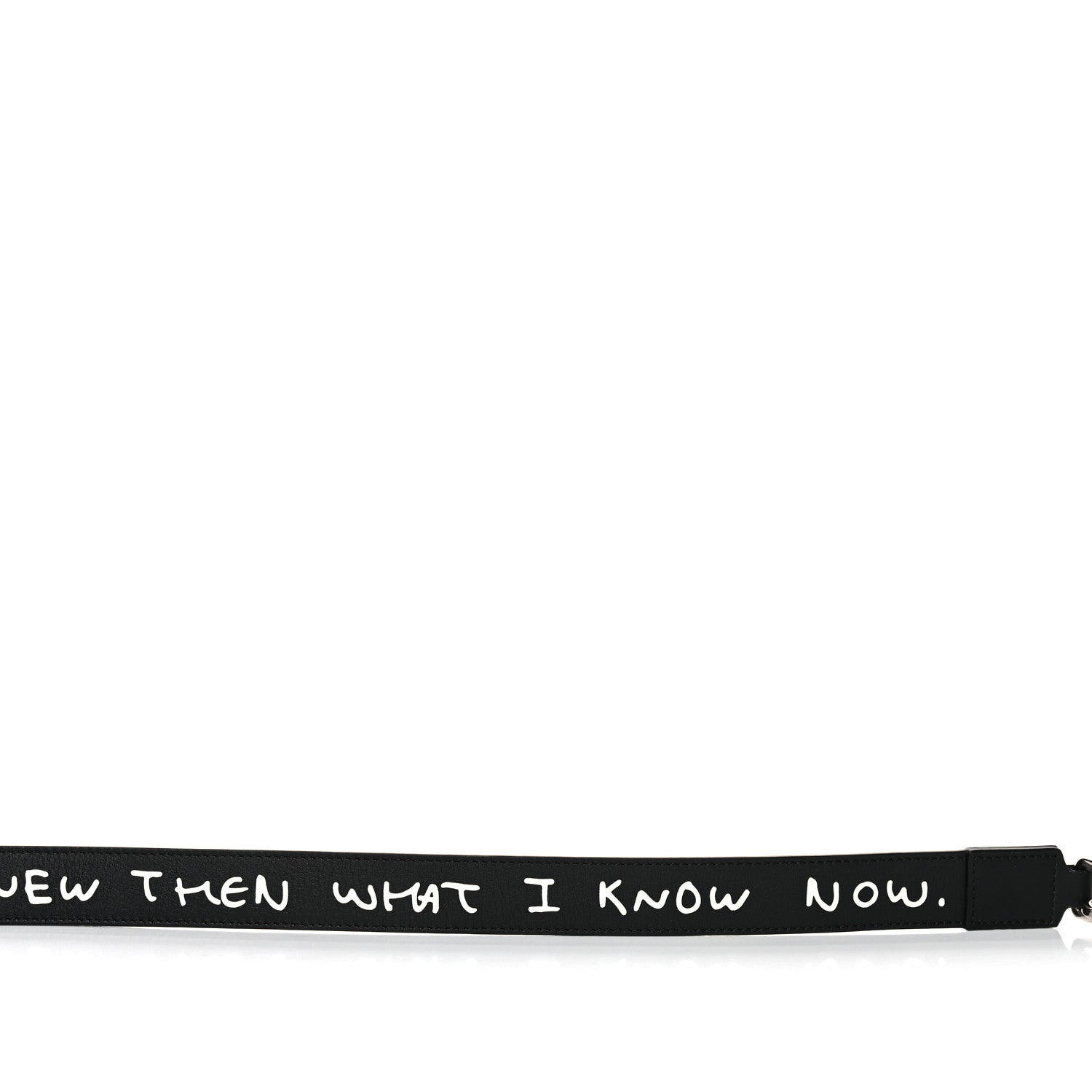 Loewe X JOE BRAINARD Calfskin Words Print Thin Strap Black 8 of 9