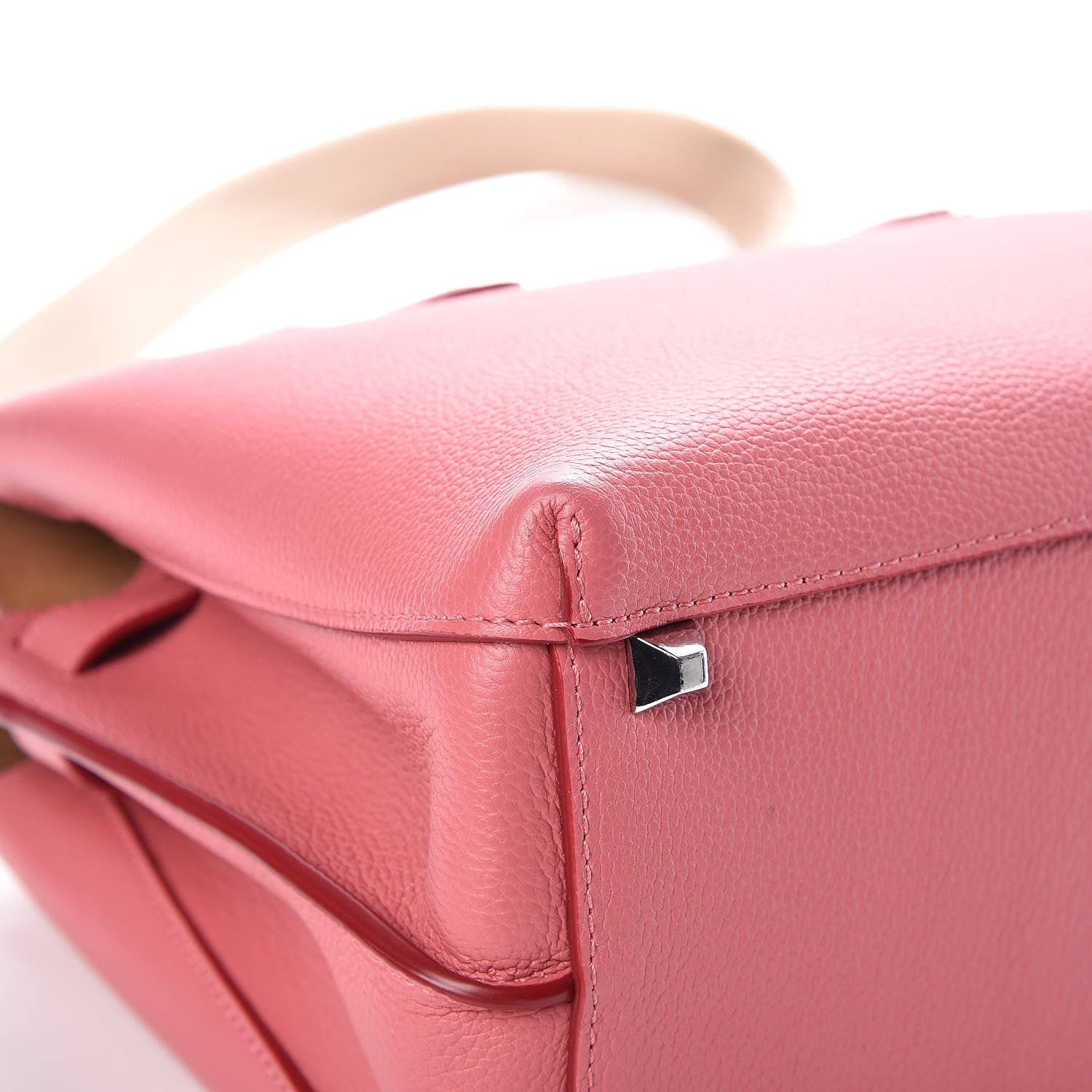 MCM Grained Calfskin Medium Milla Tote Pink 9 of 12