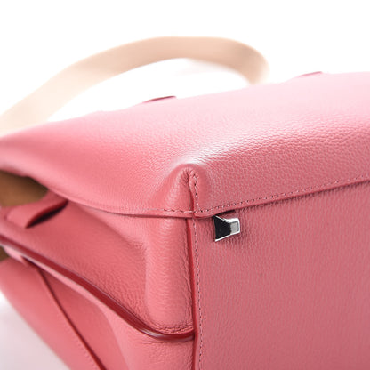 MCM Grained Calfskin Medium Milla Tote Pink 9 of 12