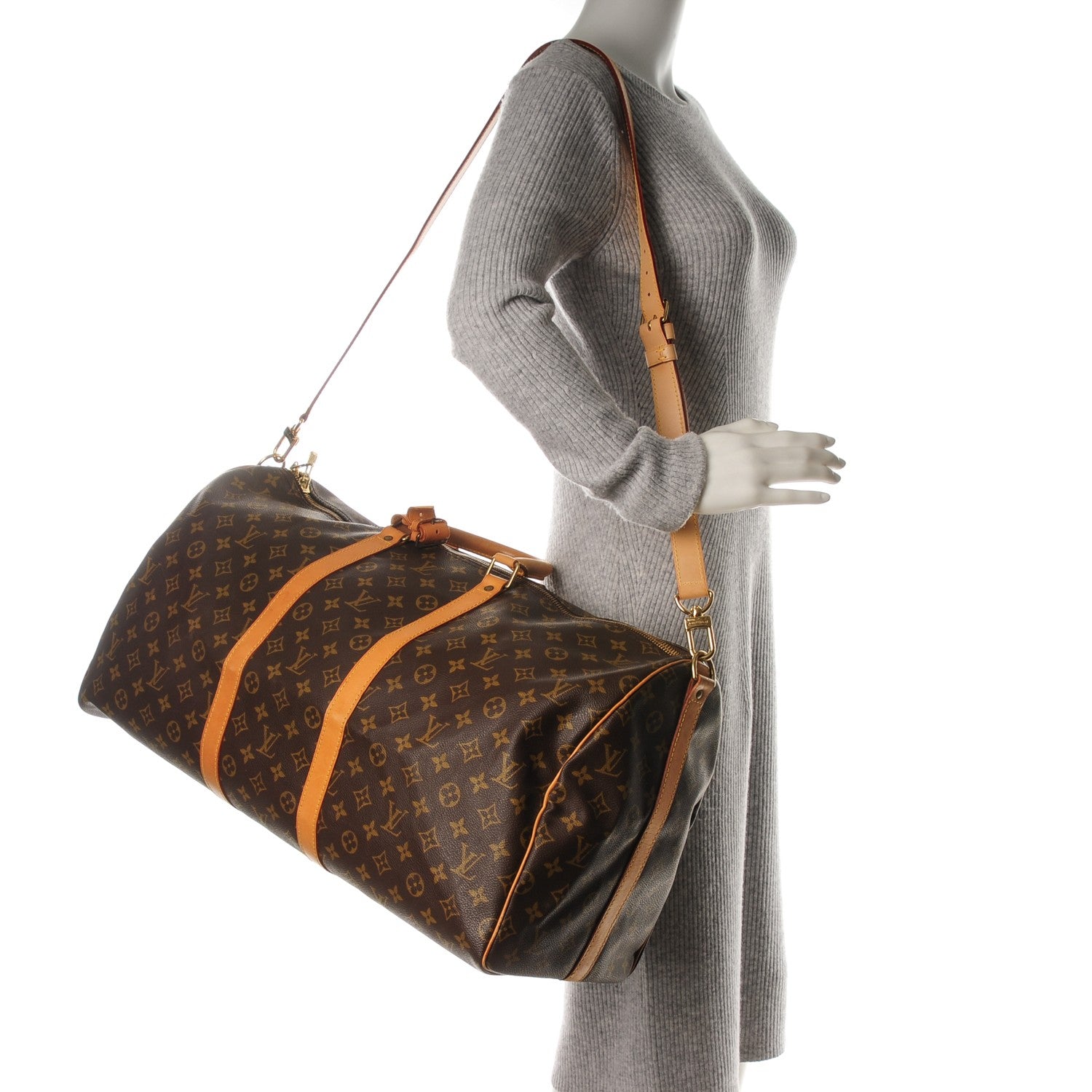 Louis Vuitton Monogram Keepall Bandouliere 55 2 of 8