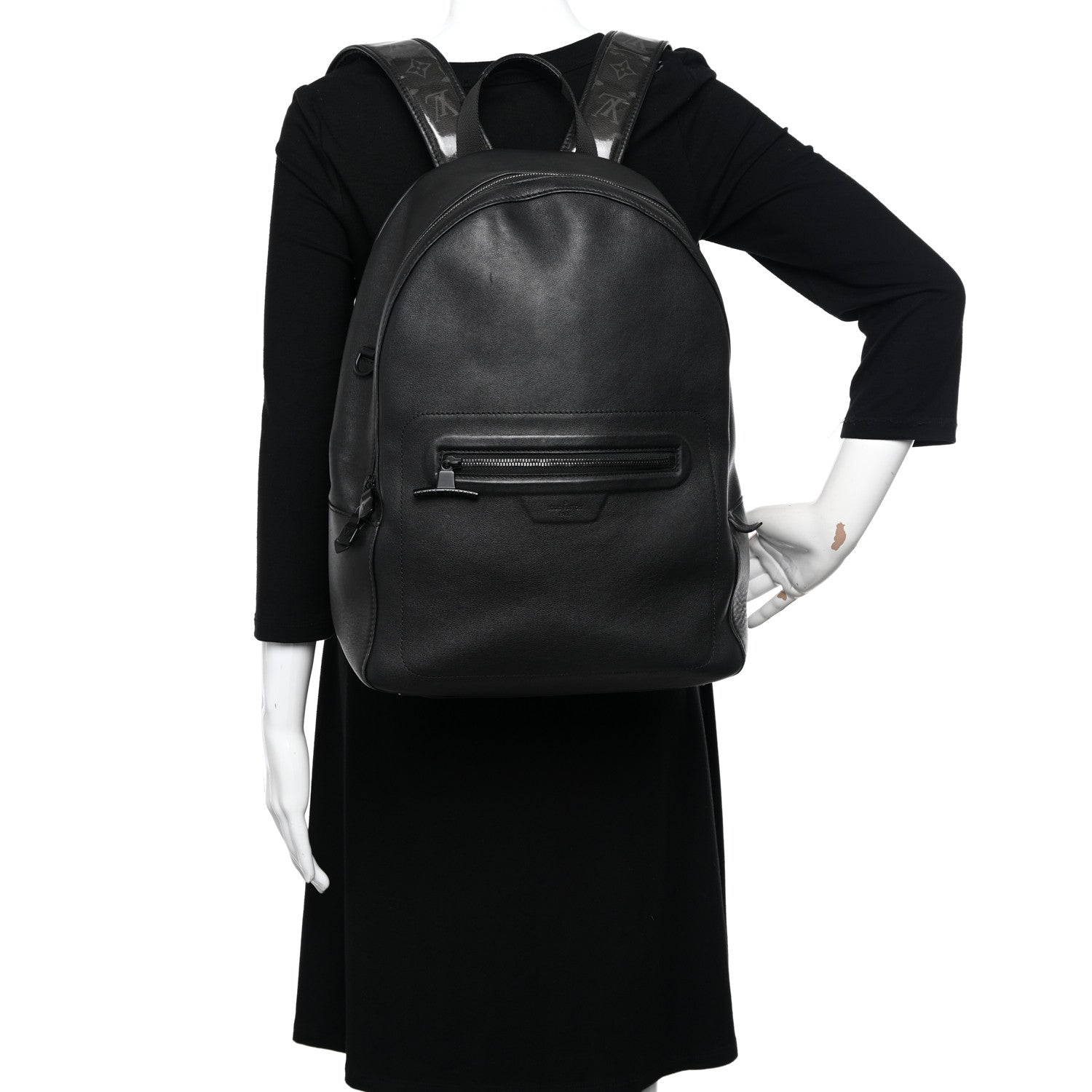 Louis Vuitton Cuir Backpack PM Dark Infinity 2 of 10