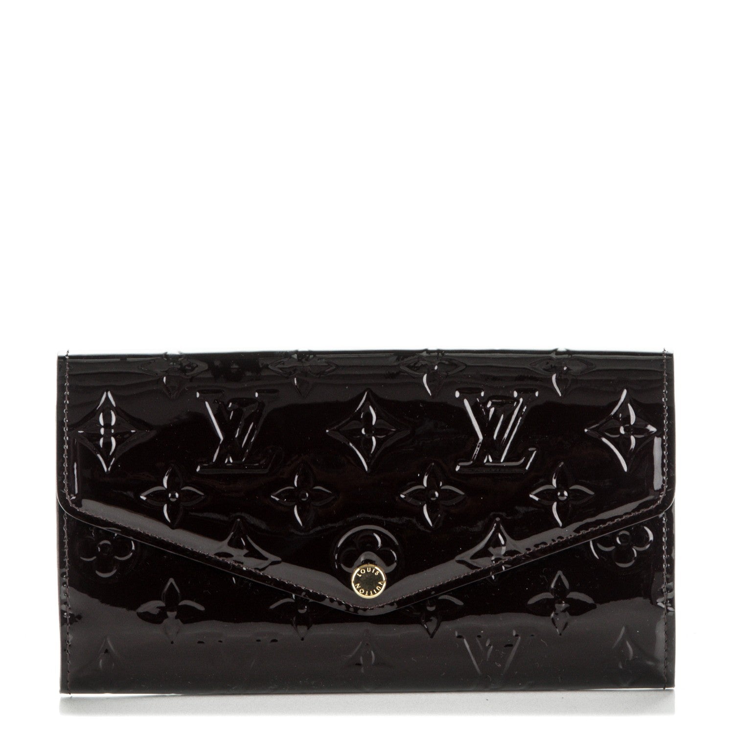 Louis Vuitton Vernis Sarah Wallet NM Amarante 1 of 6