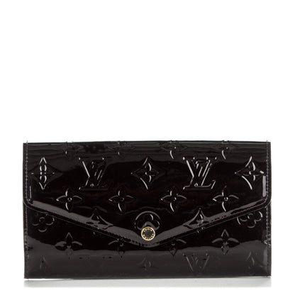 Louis Vuitton Vernis Sarah Wallet NM Amarante 1 of 6