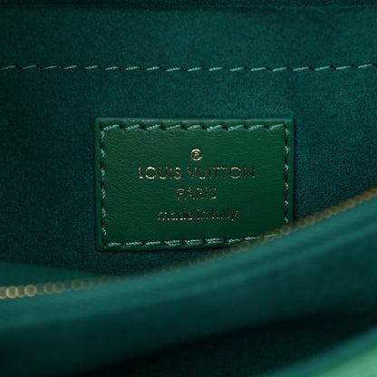 Louis Vuitton Calfskin New Wave Chain Bag MM NM Emerald 6 of 9