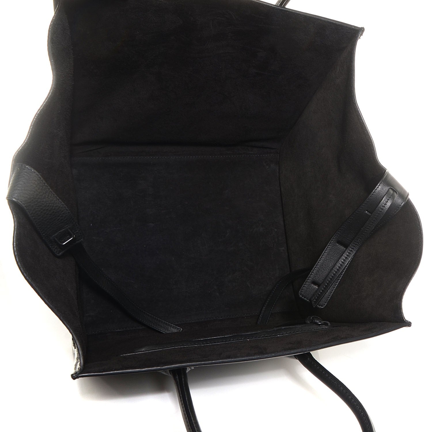 Celine Supple Calfskin Medium Phantom Luggage Black 5 of 8