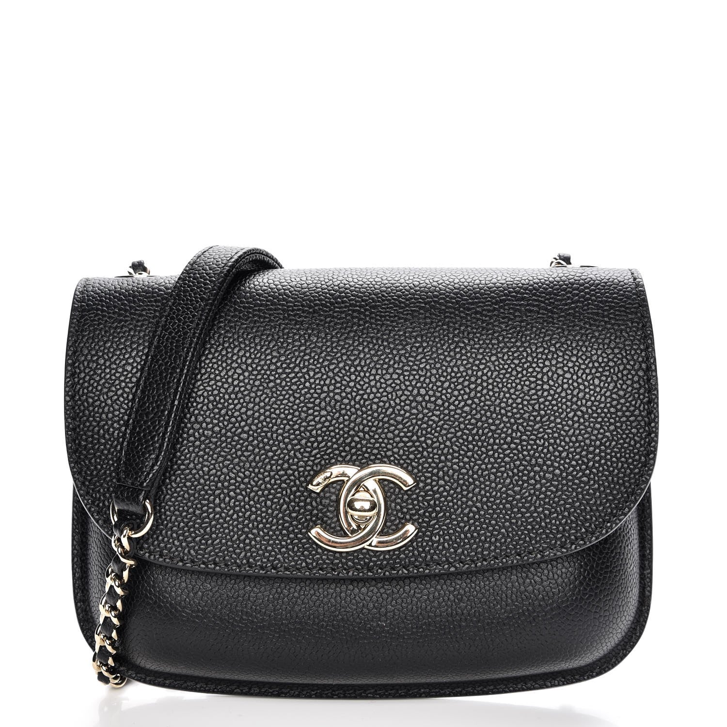 Chanel Caviar Mini Chain Flap Bag Black 1 of 9