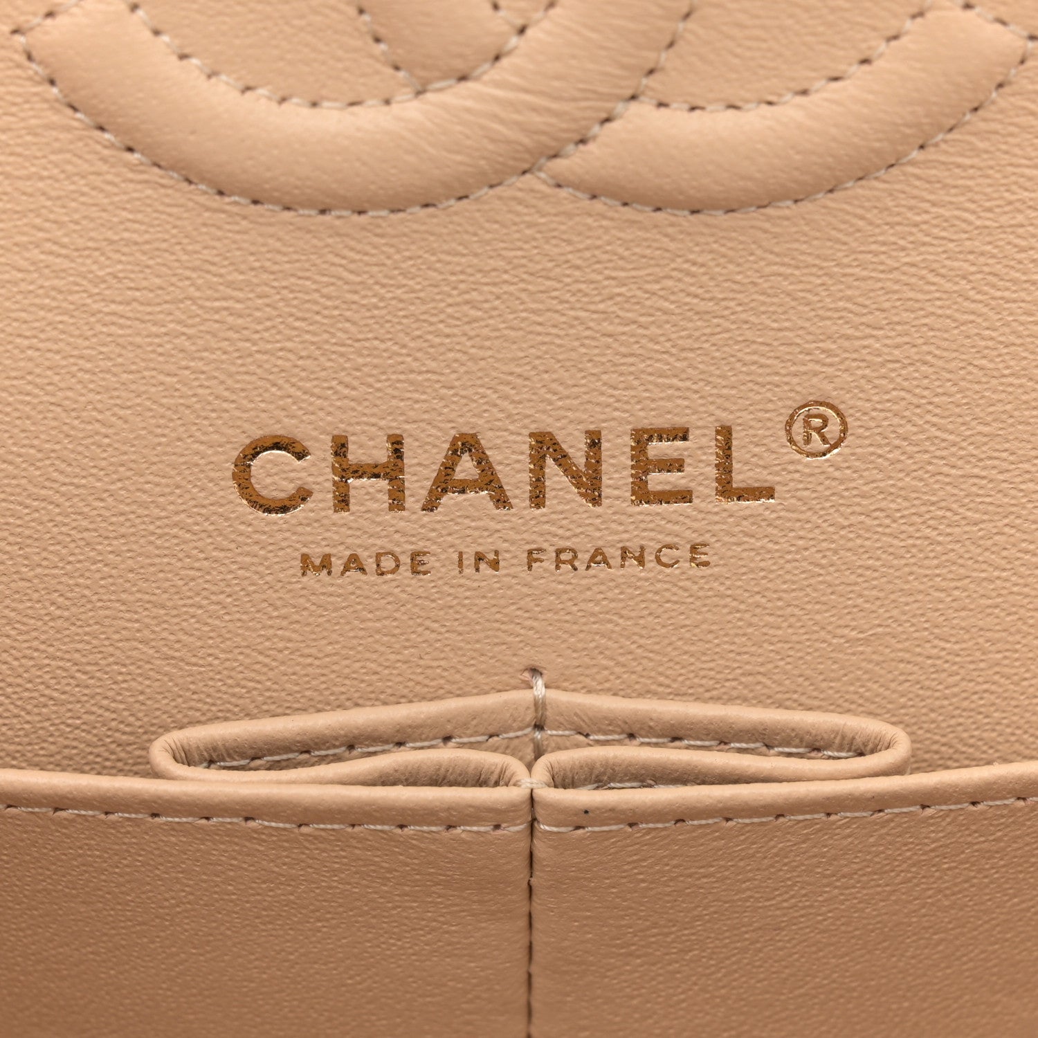 Chanel Caviar Quilted Small Double Flap Beige 6 of 12