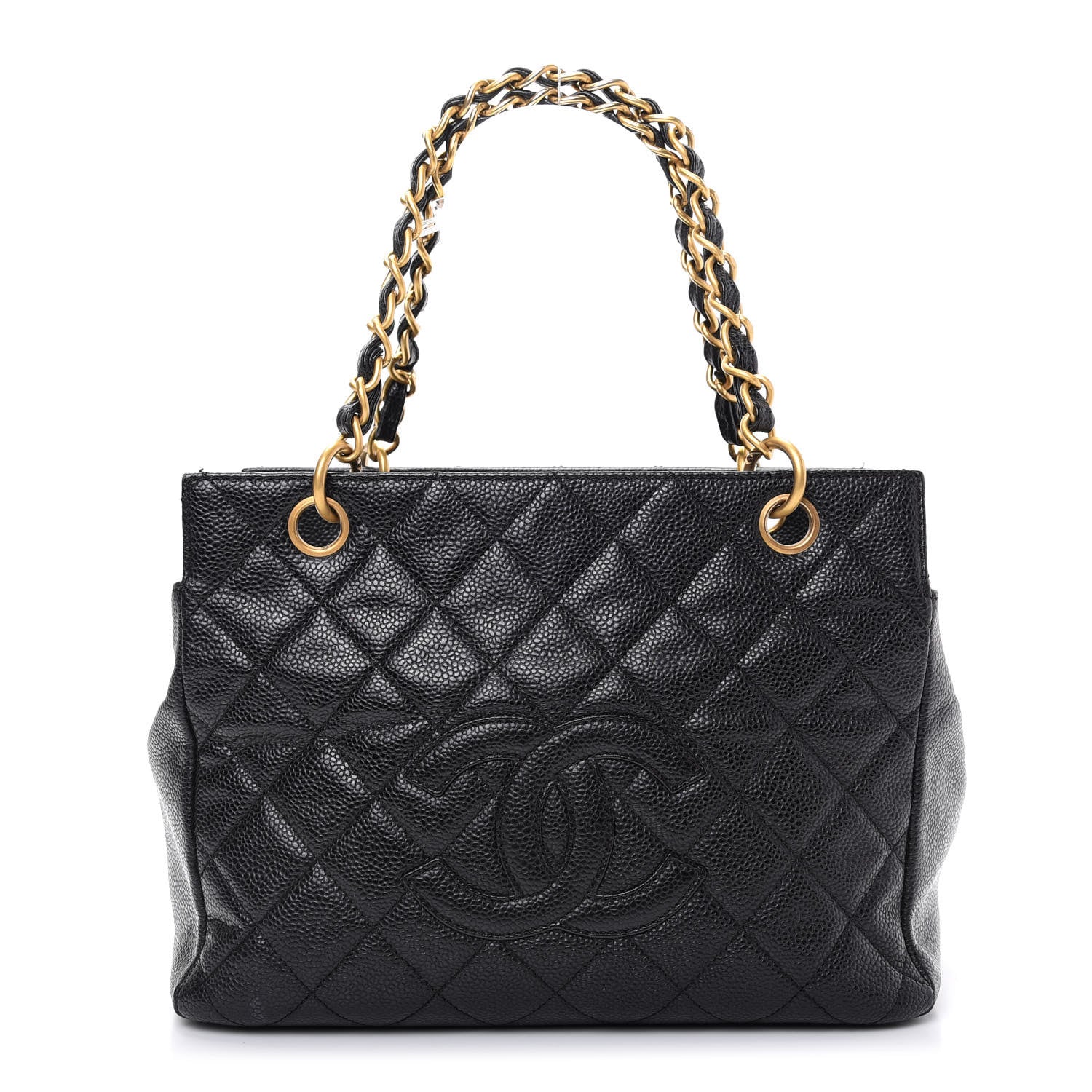 Chanel Caviar Quilted Petit Timeless Tote PTT Black 1 of 10