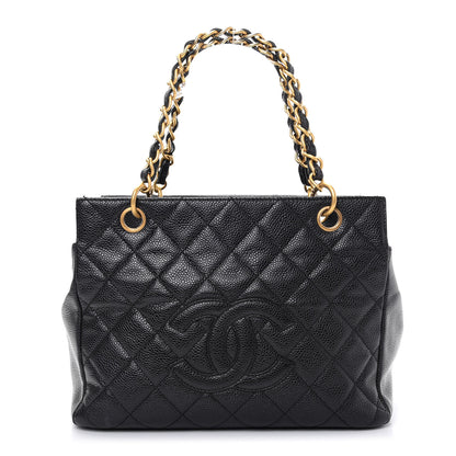 Chanel Caviar Quilted Petit Timeless Tote PTT Black 1 of 10
